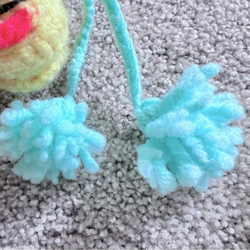 Vintage 1970 handmade bunny booties